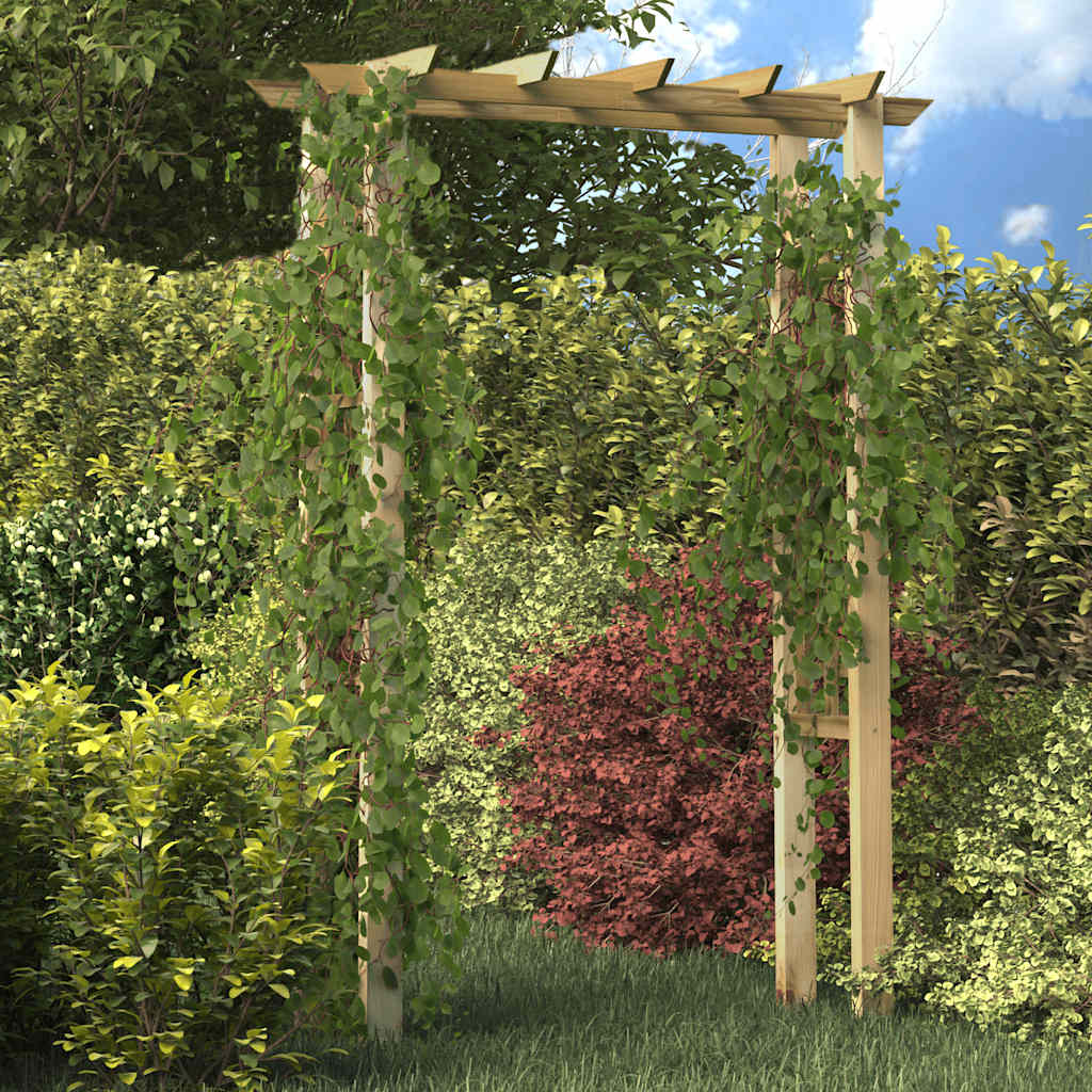 Pavėsinė/rožių arka, 150x60x204cm, impregnuota mediena Pavėsinė/rožių arka, 150x60x204cm, impregnuota mediena - Image 2