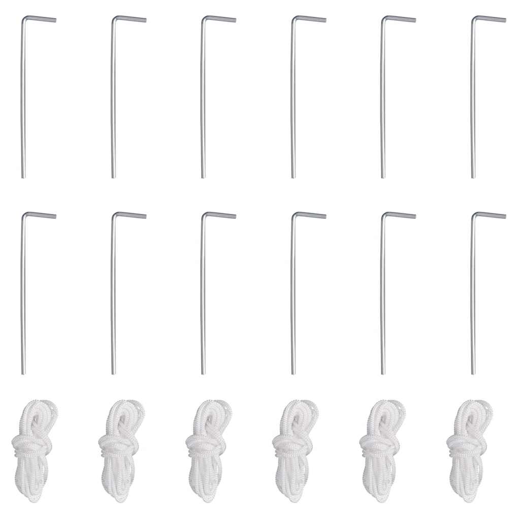 Proginė pavėsinė su 6 sienelėmis, 2×2 m, balta Proginė pavėsinė su 6 sienelėmis, 2x2 m, balta - Image 12