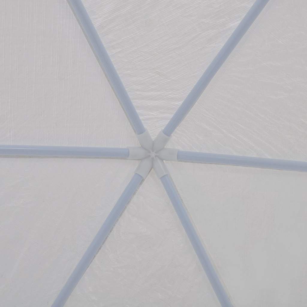 Proginė pavėsinė su 6 sienelėmis, 2×2 m, balta Proginė pavėsinė su 6 sienelėmis, 2x2 m, balta - Image 9