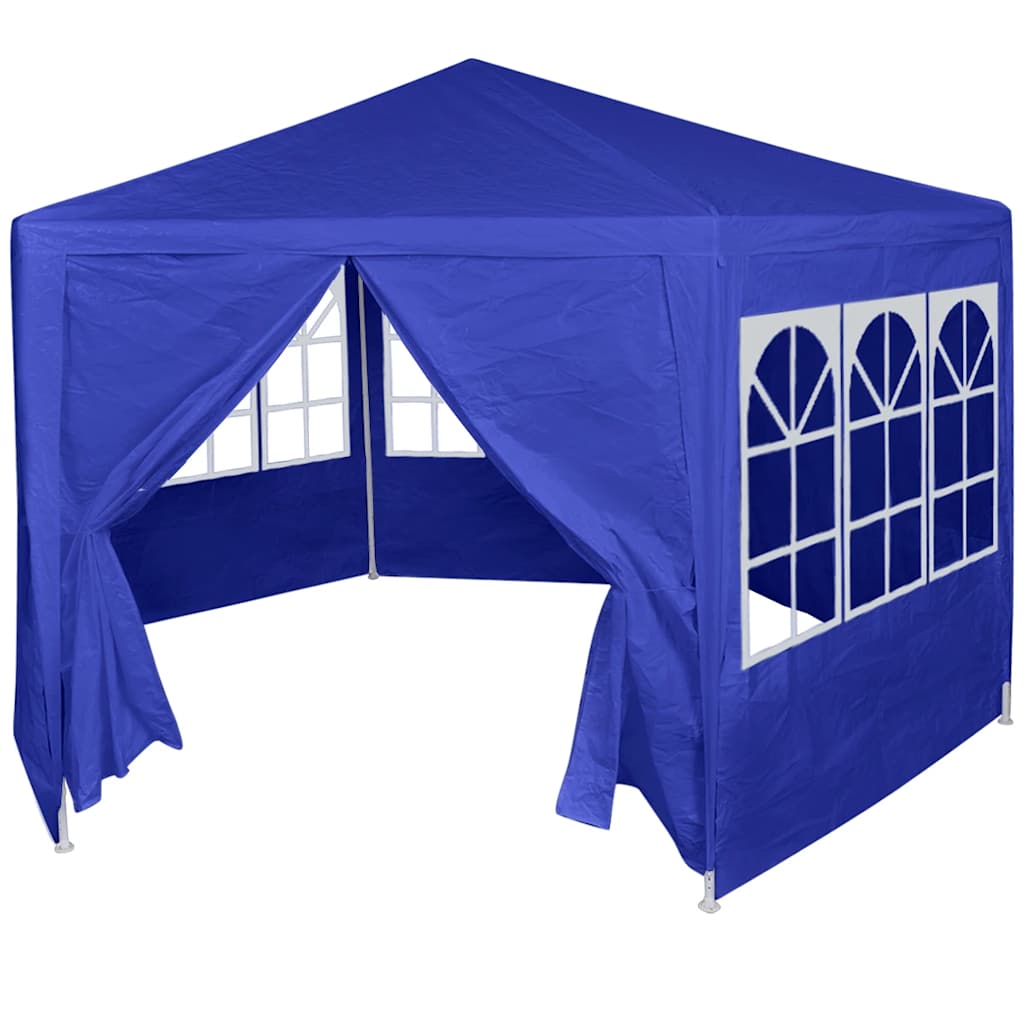 Proginė pavėsinė su 6 sienelėmis, 2×2 m, mėlyna spalva Proginė pavėsinė su 6 sienelėmis, 2x2 m, mėlyna spalva - Image 2