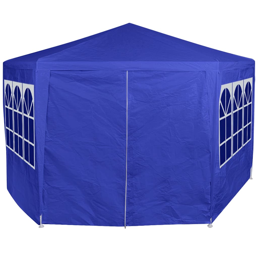 Proginė pavėsinė su 6 sienelėmis, 2×2 m, mėlyna spalva Proginė pavėsinė su 6 sienelėmis, 2x2 m, mėlyna spalva - Image 3