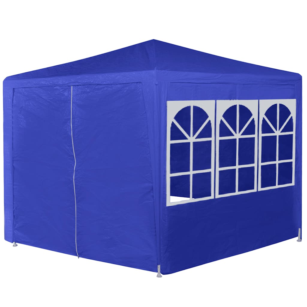 Proginė pavėsinė su 6 sienelėmis, 2×2 m, mėlyna spalva Proginė pavėsinė su 6 sienelėmis, 2x2 m, mėlyna spalva - Image 4