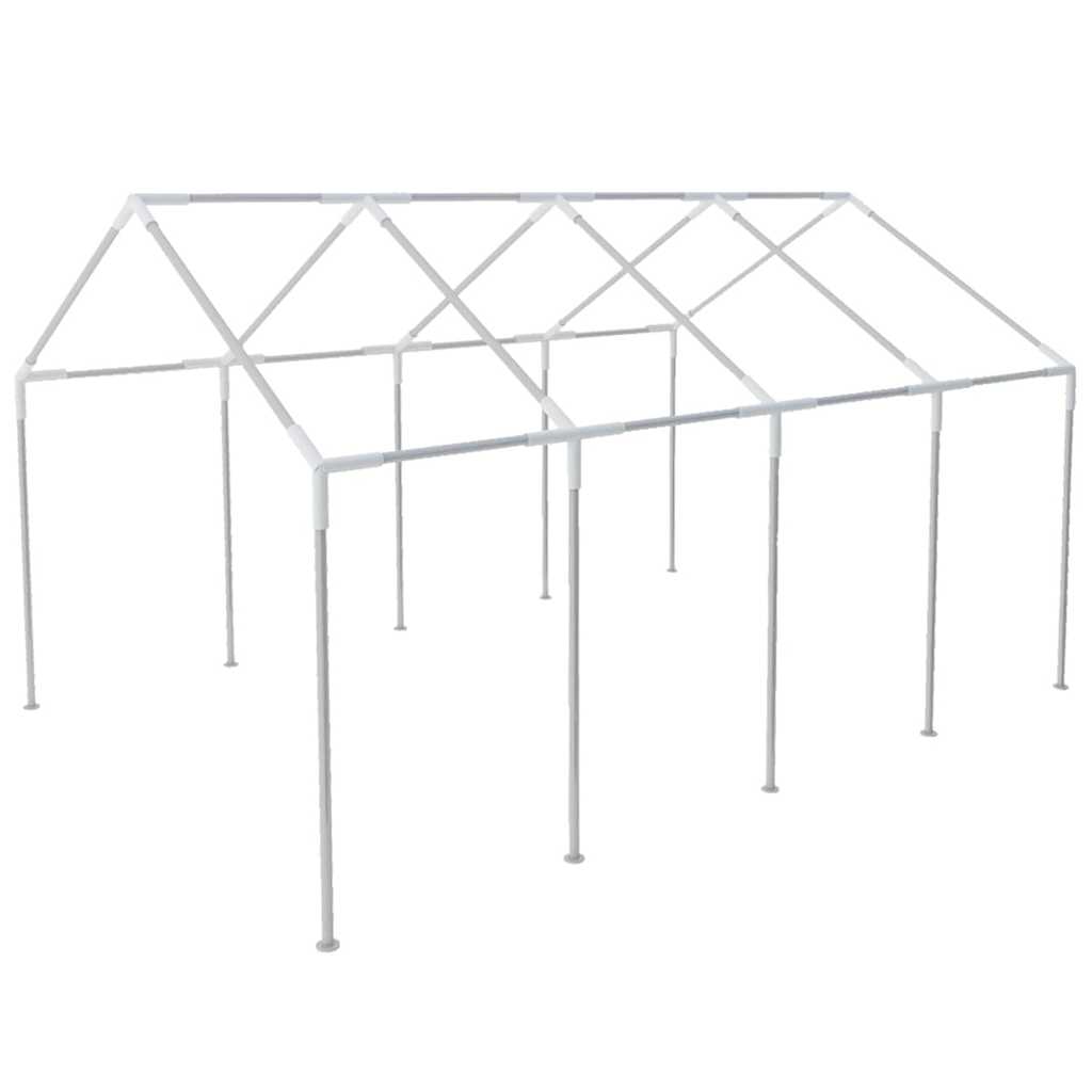 Proginė palapinė, 8x4m, balta Proginė palapinė, 8x4m, balta - Image 5