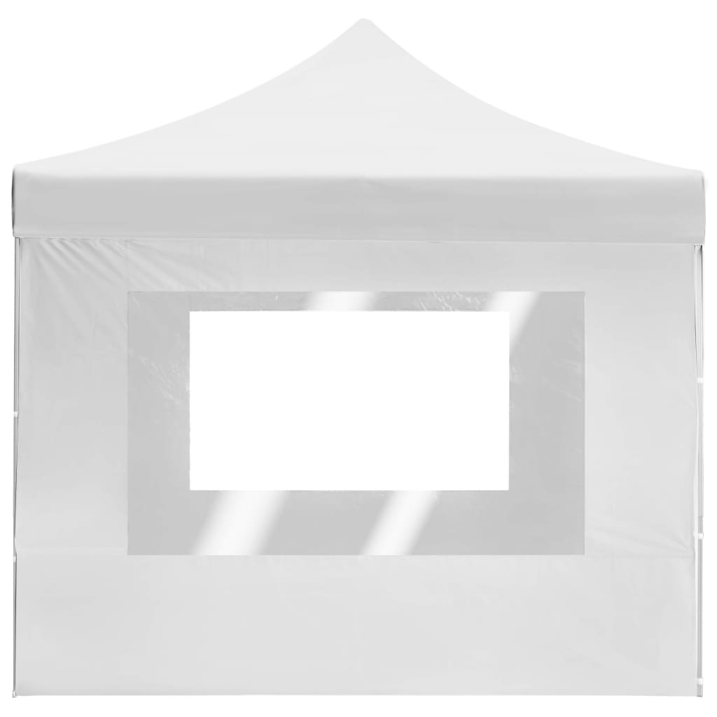 Prof. išskleidž. proginė palap. su sien., balta, 4,5x3m, alium. Prof. išskleidž. proginė palap. su sien., balta, 4,5x3m, alium. - Image 7