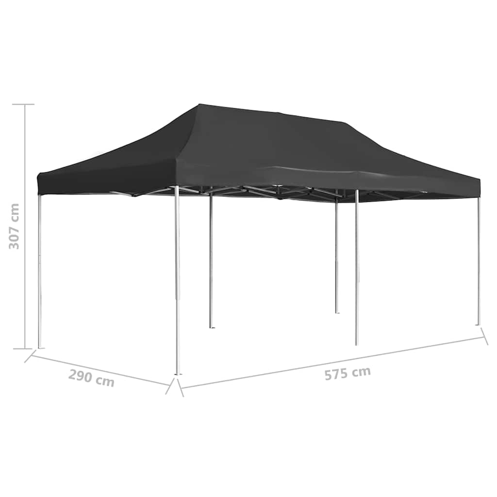 Prof. išskleid. prog. palapinė, antracito sp., 6x3m, aliuminis Prof. išskleid. prog. palapinė, antracito sp., 6x3m, aliuminis