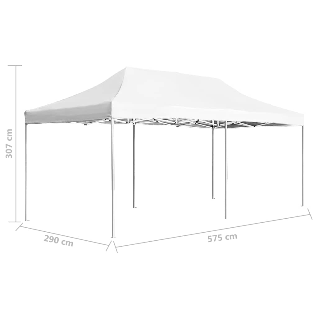 Prof. išskleidžiama proginė palapinė, balta, 6x3m, aliuminis Prof. išskleidžiama proginė palapinė, balta, 6x3m, aliuminis