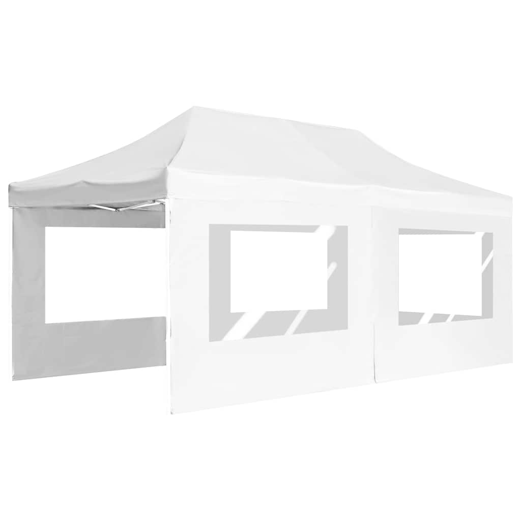Prof. išskleidžiama proginė palapinė su sienomis, balta, 6x3m Prof. išskleidžiama proginė palapinė su sienomis, balta, 6x3m - Image 3