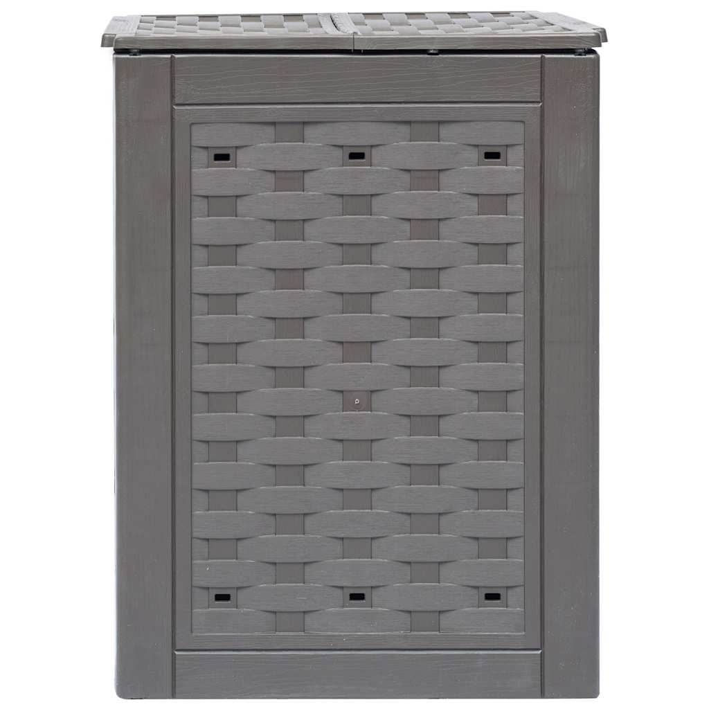 Komposto dėžė, ruda, 60x60x83cm, ratano imitacijos plastikas Komposto dėžė, ruda, 60x60x83cm, ratano imitacijos plastikas - Image 3