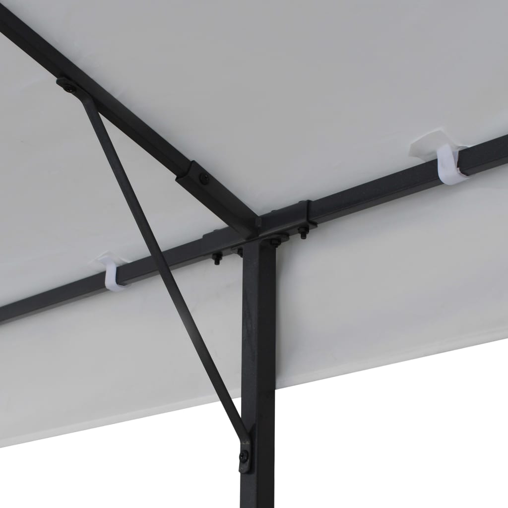 Pavėsinė, 3×6 m, balta Pavėsinė, 3x6 m, balta - Image 5
