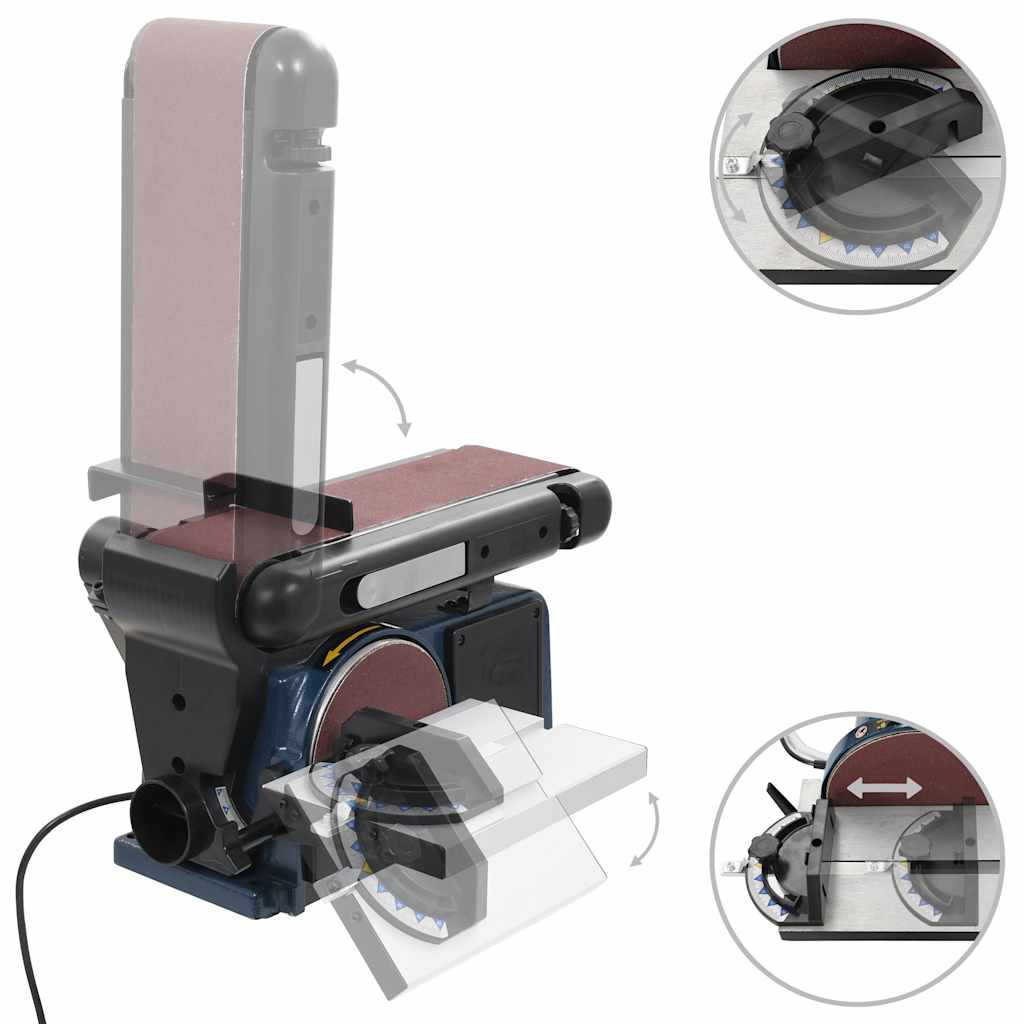 Elektrinis juostinis/diskinis šlifuoklis, 370 W, 150 mm Elektrinis juostinis/diskinis šlifuoklis, 370 W, 150 mm - Image 6