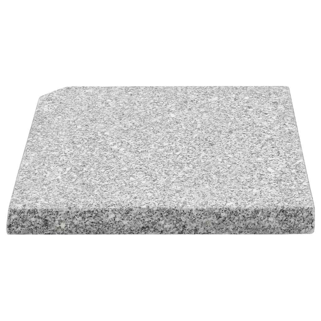 Svoriai skėčiui, 4vnt., pilki, granitas, 100 kg, kvad. formos Svoriai skėčiui, 4vnt., pilki, granitas, 100 kg, kvad. formos - Image 5