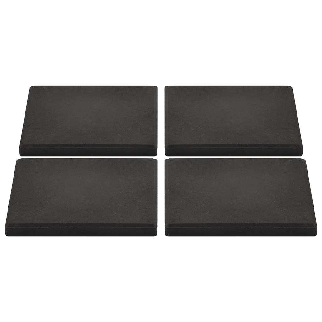 Svoriai skėčiui, 4vnt., juodi, betonas, 48kg, kvad. formos Svoriai skėčiui, 4vnt., juodi, betonas, 48kg, kvad. formos - Image 3