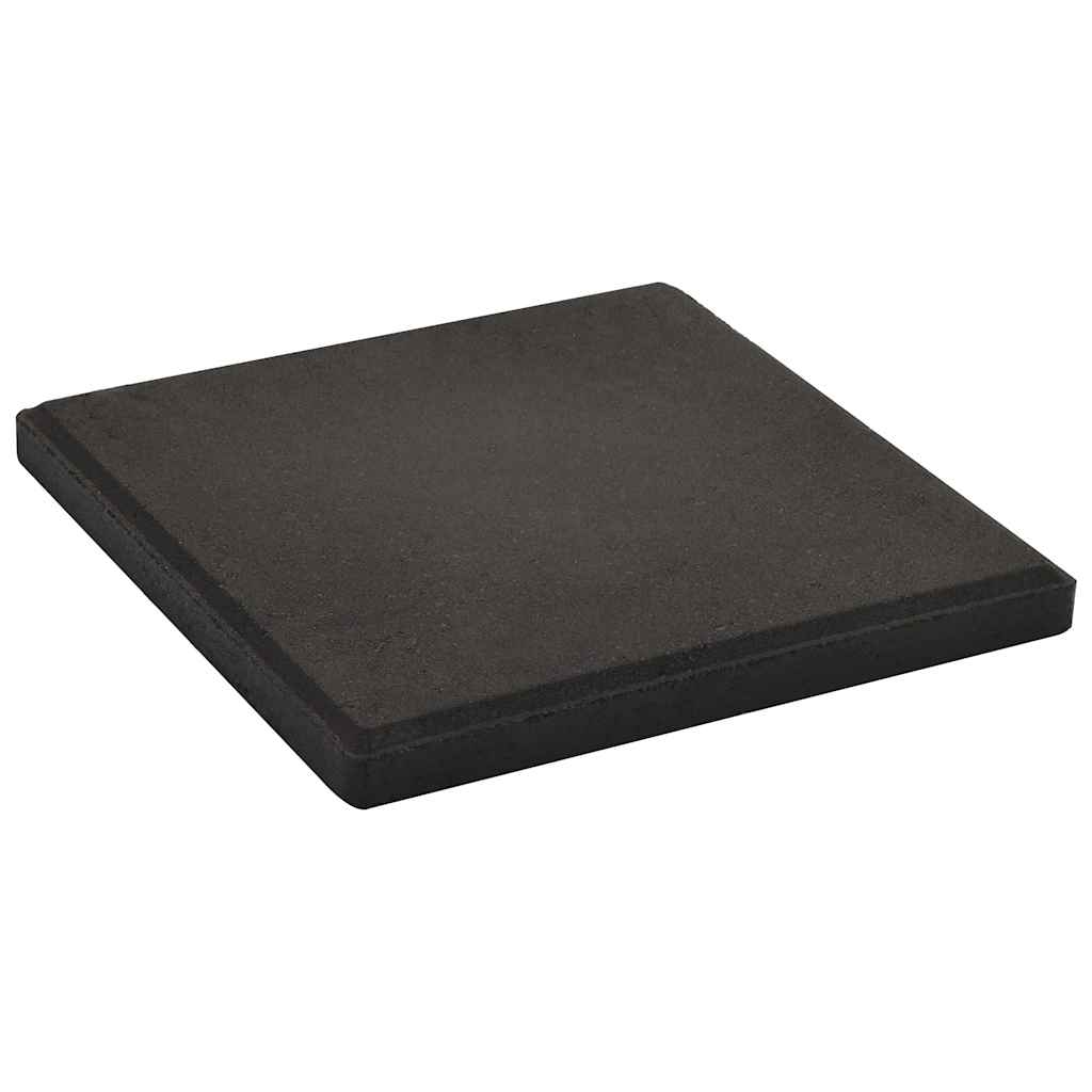 Svoriai skėčiui, 4vnt., juodi, betonas, 48kg, kvad. formos Svoriai skėčiui, 4vnt., juodi, betonas, 48kg, kvad. formos - Image 4
