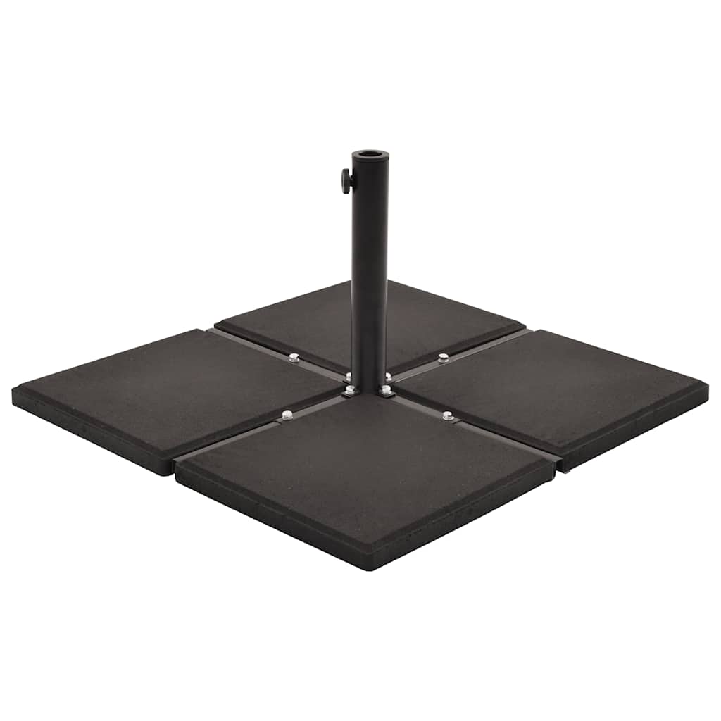 Svoriai skėčiui, 4vnt., juodi, betonas, 48kg, kvad. formos Svoriai skėčiui, 4vnt., juodi, betonas, 48kg, kvad. formos - Image 2