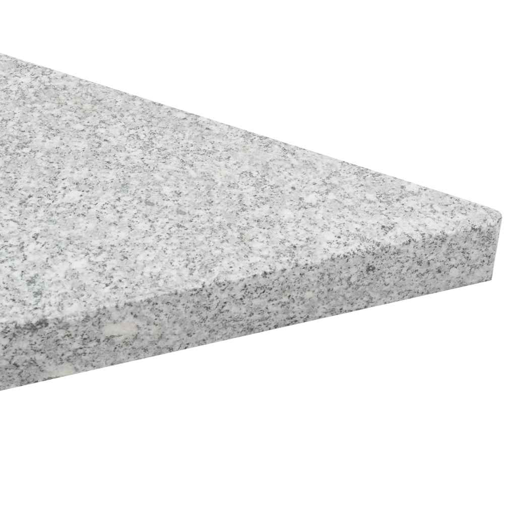 Svoriai skėčiui, 4vnt., pilki, granitas, 60 kg, trik. formos Svoriai skėčiui, 4vnt., pilki, granitas, 60 kg, trik. formos - Image 6