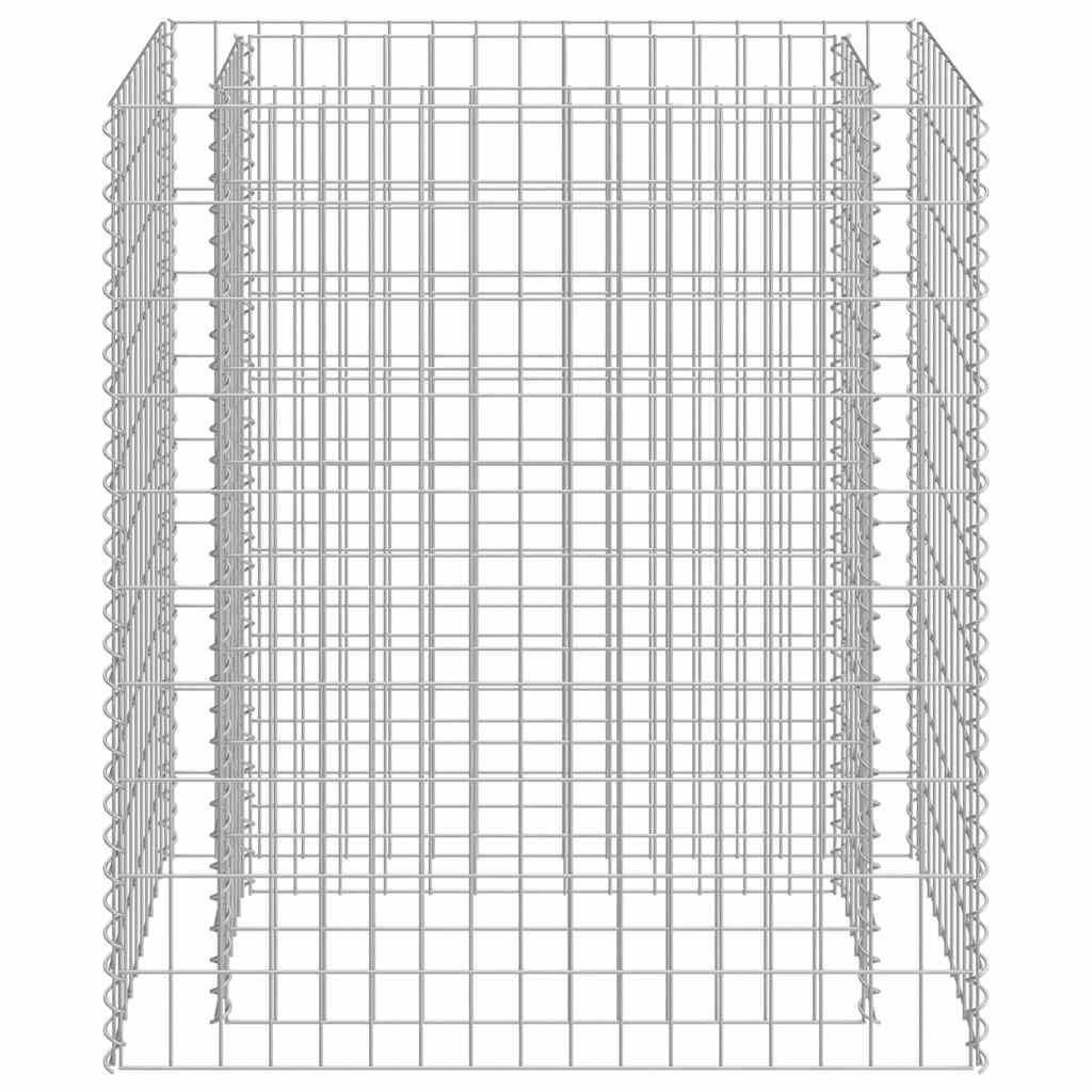 Gabiono vazonas, 90x50x100cm, galvanizuotas plienas, aukštas Gabiono vazonas, 90x50x100cm, galvanizuotas plienas, aukštas - Image 3