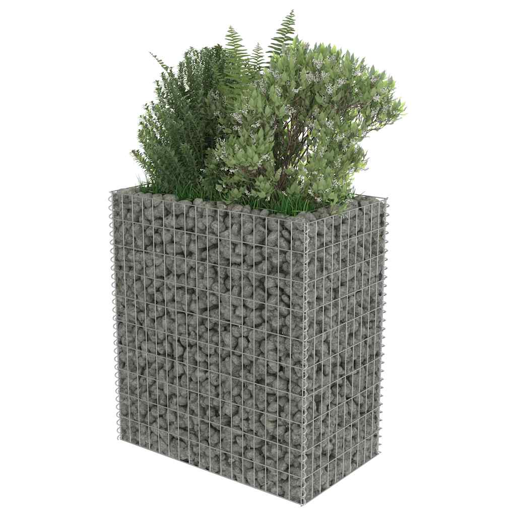 Gabiono vazonas, 90x50x100cm, galvanizuotas plienas, aukštas Gabiono vazonas, 90x50x100cm, galvanizuotas plienas, aukštas - Image 4