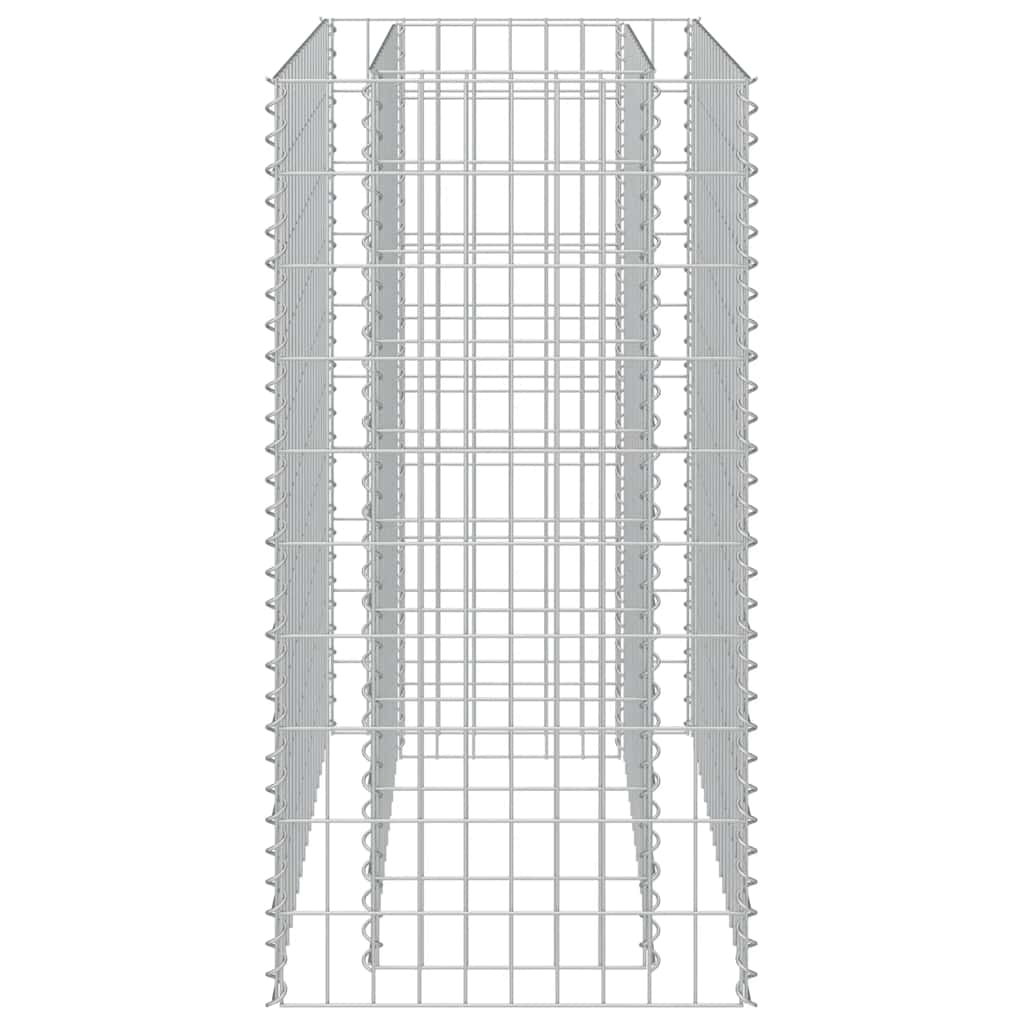 Gabiono vazonas, 90x50x100cm, galvanizuotas plienas, aukštas Gabiono vazonas, 90x50x100cm, galvanizuotas plienas, aukštas - Image 6