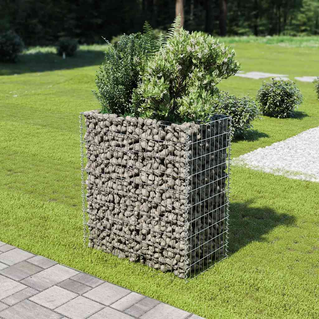 Gabiono vazonas, 90x50x100cm, galvanizuotas plienas, aukštas Gabiono vazonas, 90x50x100cm, galvanizuotas plienas, aukštas - Image 2