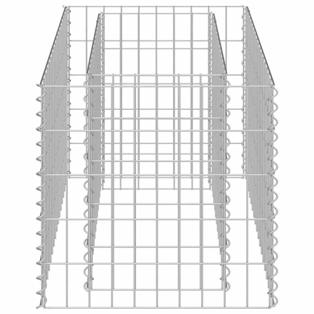 Gabiono vazonas, galvanizuotas plienas, 90x50x50cm, aukštas Gabiono vazonas, galvanizuotas plienas, 90x50x50cm, aukštas - Image 6