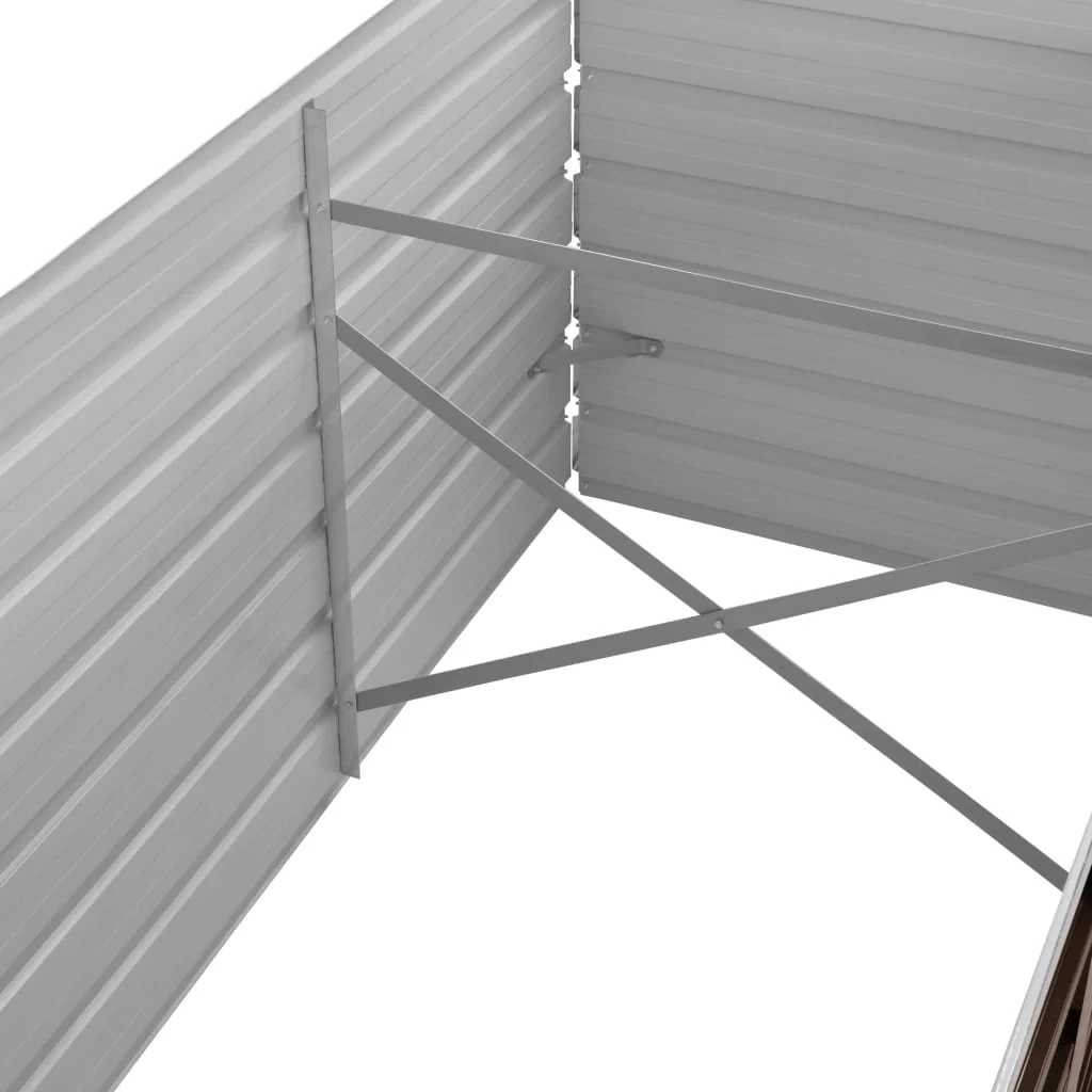 Lovelis, rudas, 240x80x45cm, galvanizuotas plienas, aukštas Lovelis, rudas, 240x80x45cm, galvanizuotas plienas, aukštas - Image 7