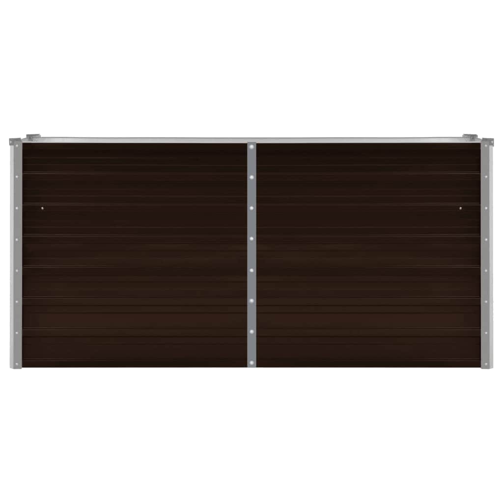 Lovelis, rudas, 160x40x77cm, galvanizuotas plienas, aukštas Lovelis, rudas, 160x40x77cm, galvanizuotas plienas, aukštas - Image 4