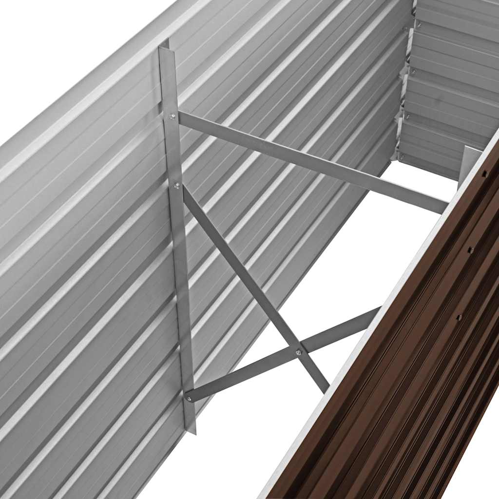 Lovelis, rudas, 160x40x45cm, galvanizuotas plienas, aukštas Lovelis, rudas, 160x40x45cm, galvanizuotas plienas, aukštas - Image 7