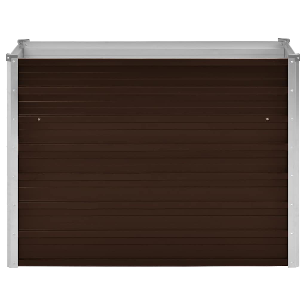 Lovelis, rudas, 100x40x77cm, galvanizuotas plienas, aukštas Lovelis, rudas, 100x40x77cm, galvanizuotas plienas, aukštas - Image 4