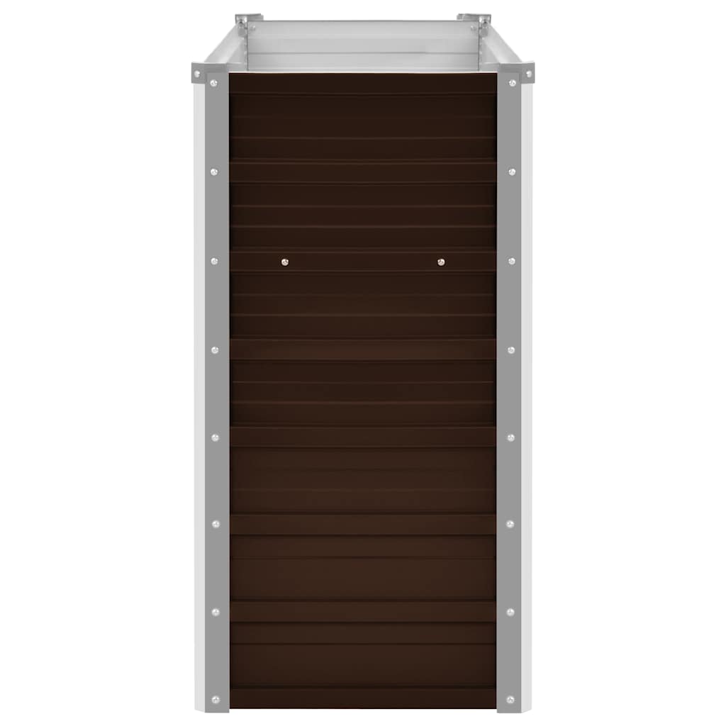 Lovelis, rudas, 100x40x77cm, galvanizuotas plienas, aukštas Lovelis, rudas, 100x40x77cm, galvanizuotas plienas, aukštas - Image 5