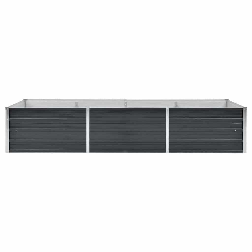 Sodo lovelis, antracito, 240x80x45cm, plienas, aukštas Sodo lovelis, antracito, 240x80x45cm, plienas, aukštas - Image 4