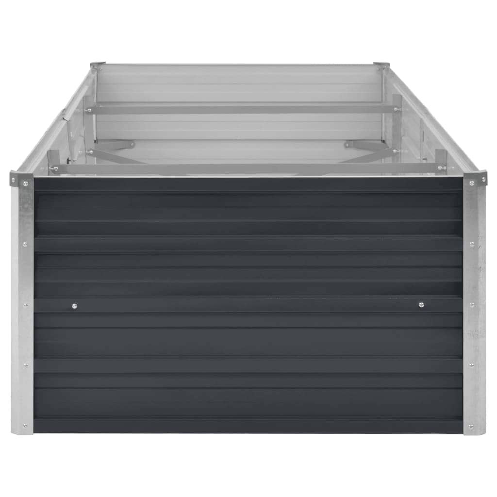 Sodo lovelis, antracito, 240x80x45cm, plienas, aukštas Sodo lovelis, antracito, 240x80x45cm, plienas, aukštas - Image 5