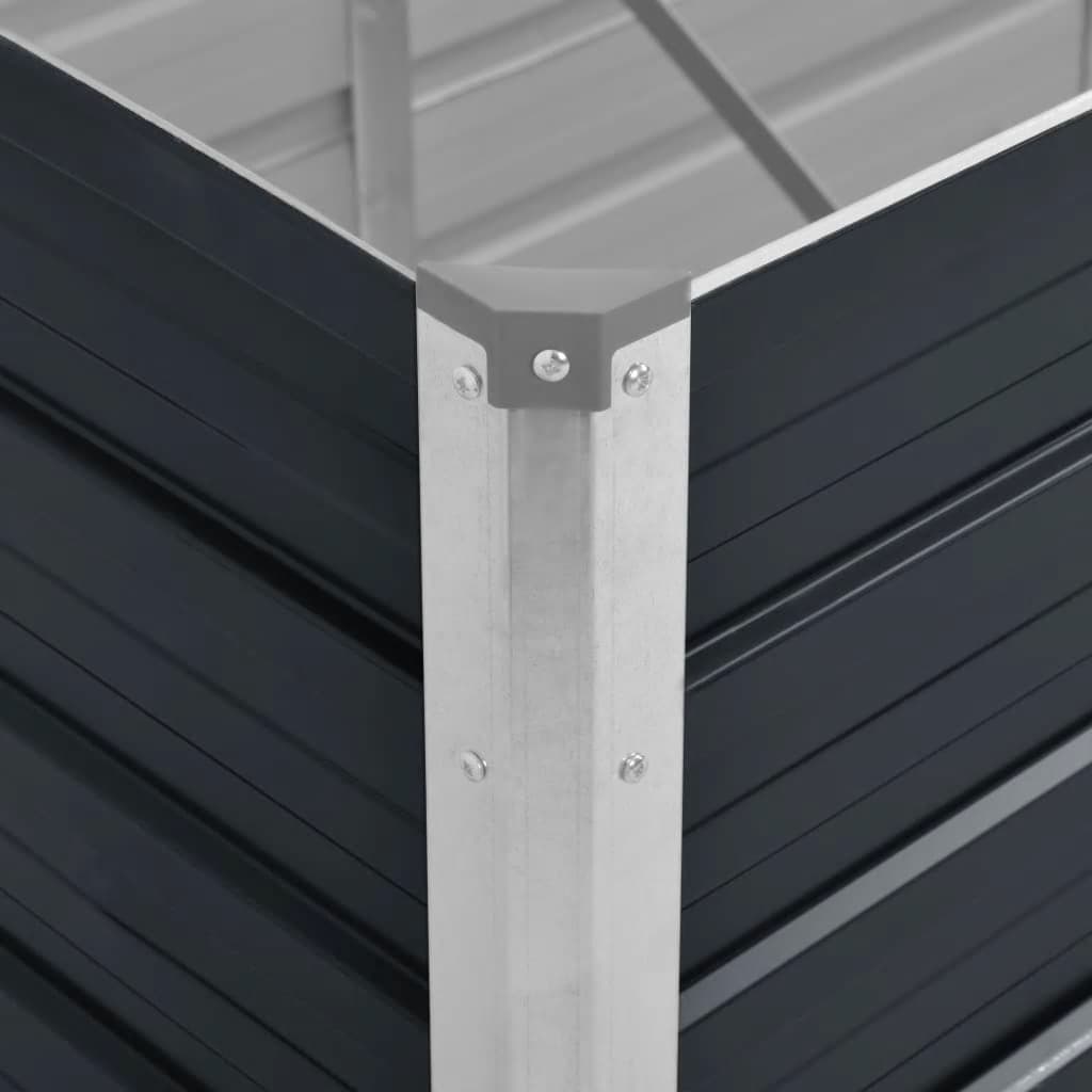 Sodo lovelis, antracito, 100x40x77cm, plienas, aukštas Sodo lovelis, antracito, 100x40x77cm, plienas, aukštas - Image 6