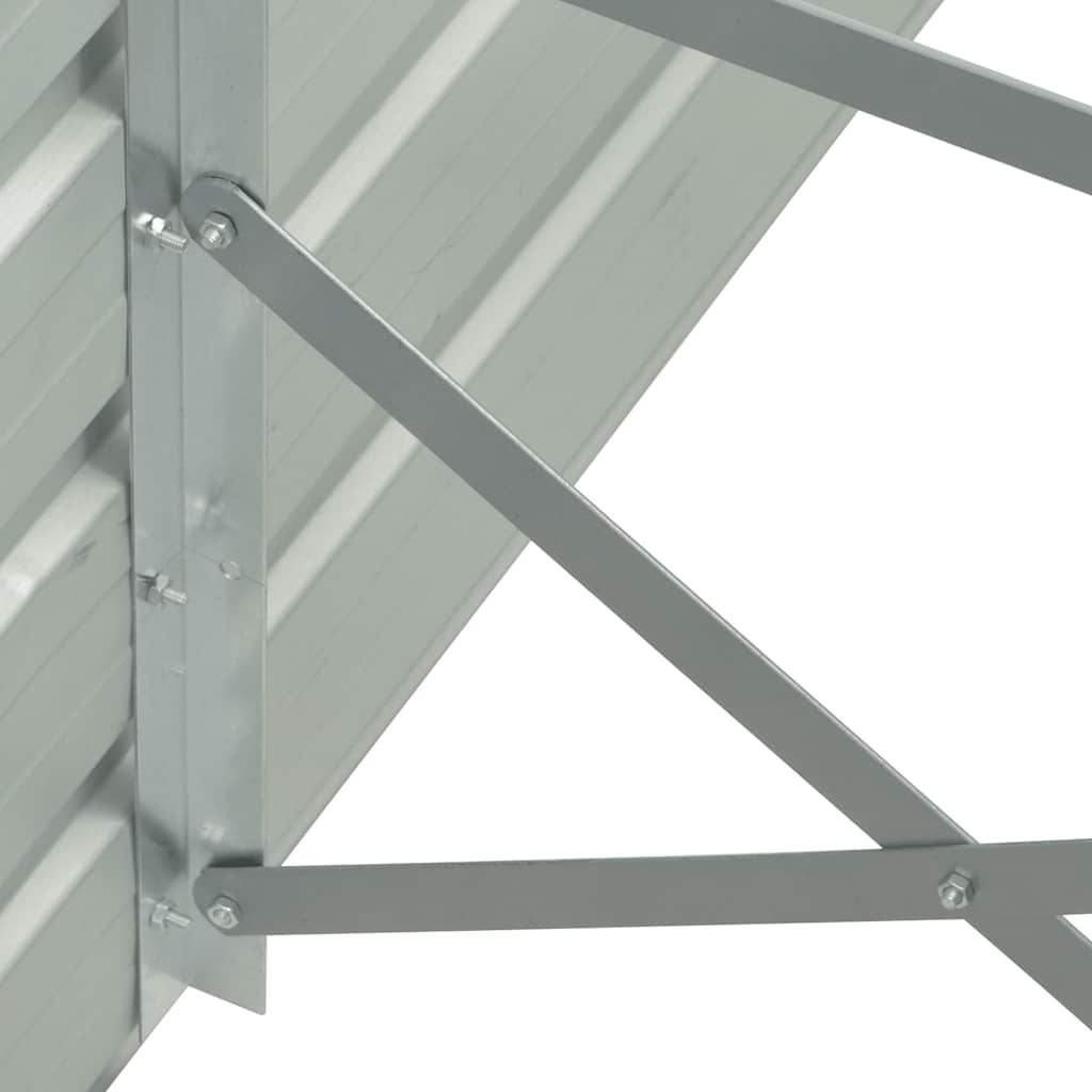 Sodo lovelis, antracito, 100x40x77cm, plienas, aukštas Sodo lovelis, antracito, 100x40x77cm, plienas, aukštas - Image 7