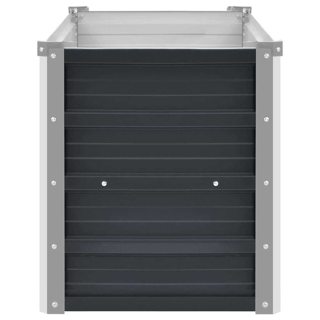 Sodo lovelis, antracito, 100x40x45cm, plienas, aukštas Sodo lovelis, antracito, 100x40x45cm, plienas, aukštas - Image 5