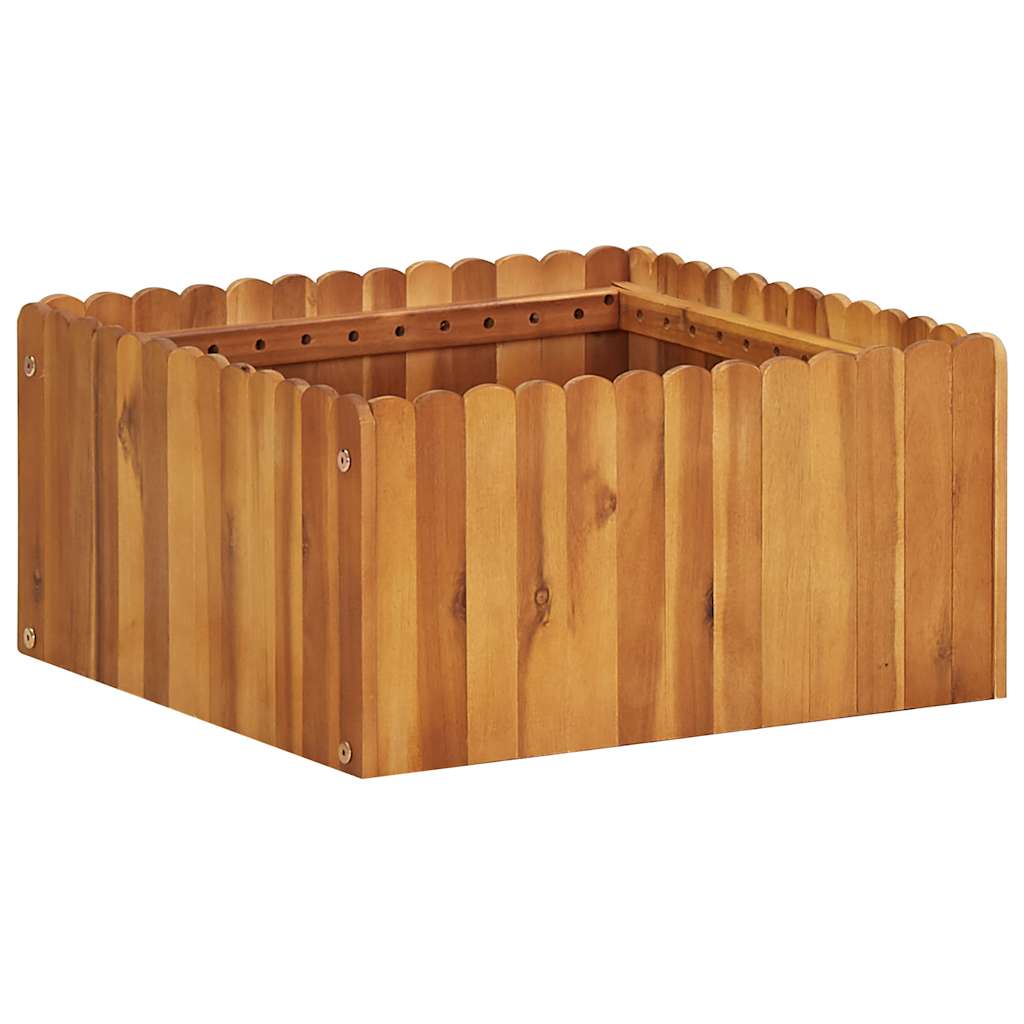 Sodo lovelis, 50x50x25 cm, akacijos masyvas, aukštas Sodo lovelis, 50x50x25 cm, akacijos masyvas, aukštas - Image 2