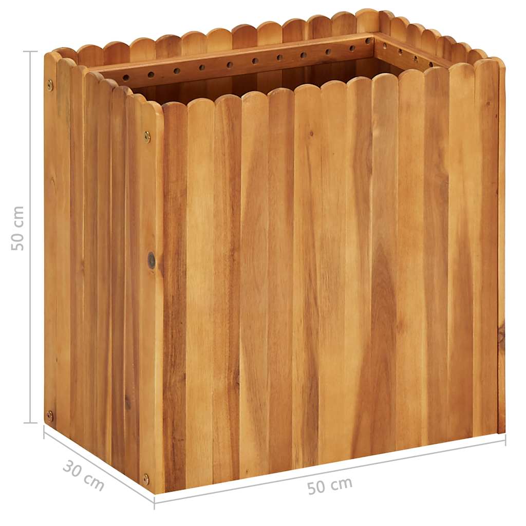 Sodo lovelis, 50x30x50 cm, akacijos masyvas, aukštas Sodo lovelis, 50x30x50 cm, akacijos masyvas, aukštas