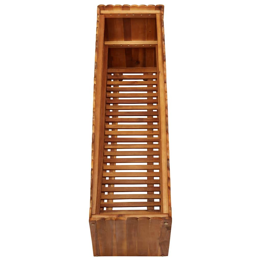 Sodo lovelis, 100x30x50 cm, akacijos masyvas, aukštas Sodo lovelis, 100x30x50 cm, akacijos masyvas, aukštas - Image 4