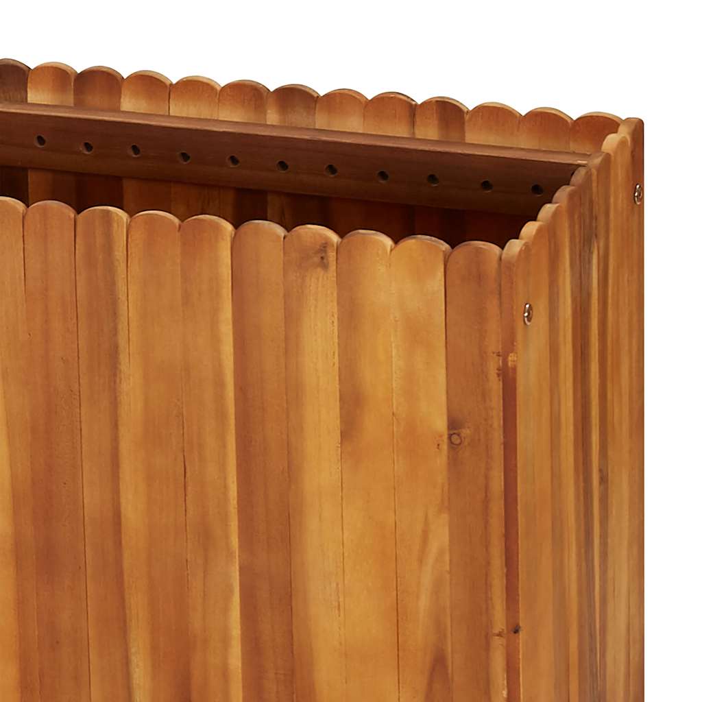 Sodo lovelis, 200x30x50 cm, akacijos masyvas, aukštas Sodo lovelis, 200x30x50 cm, akacijos masyvas, aukštas - Image 5