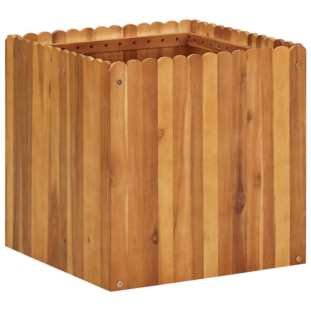 Sodo lovelis, 50x50x50 cm, akacijos masyvas, aukštas Sodo lovelis, 50x50x50 cm, akacijos masyvas, aukštas - Image 2