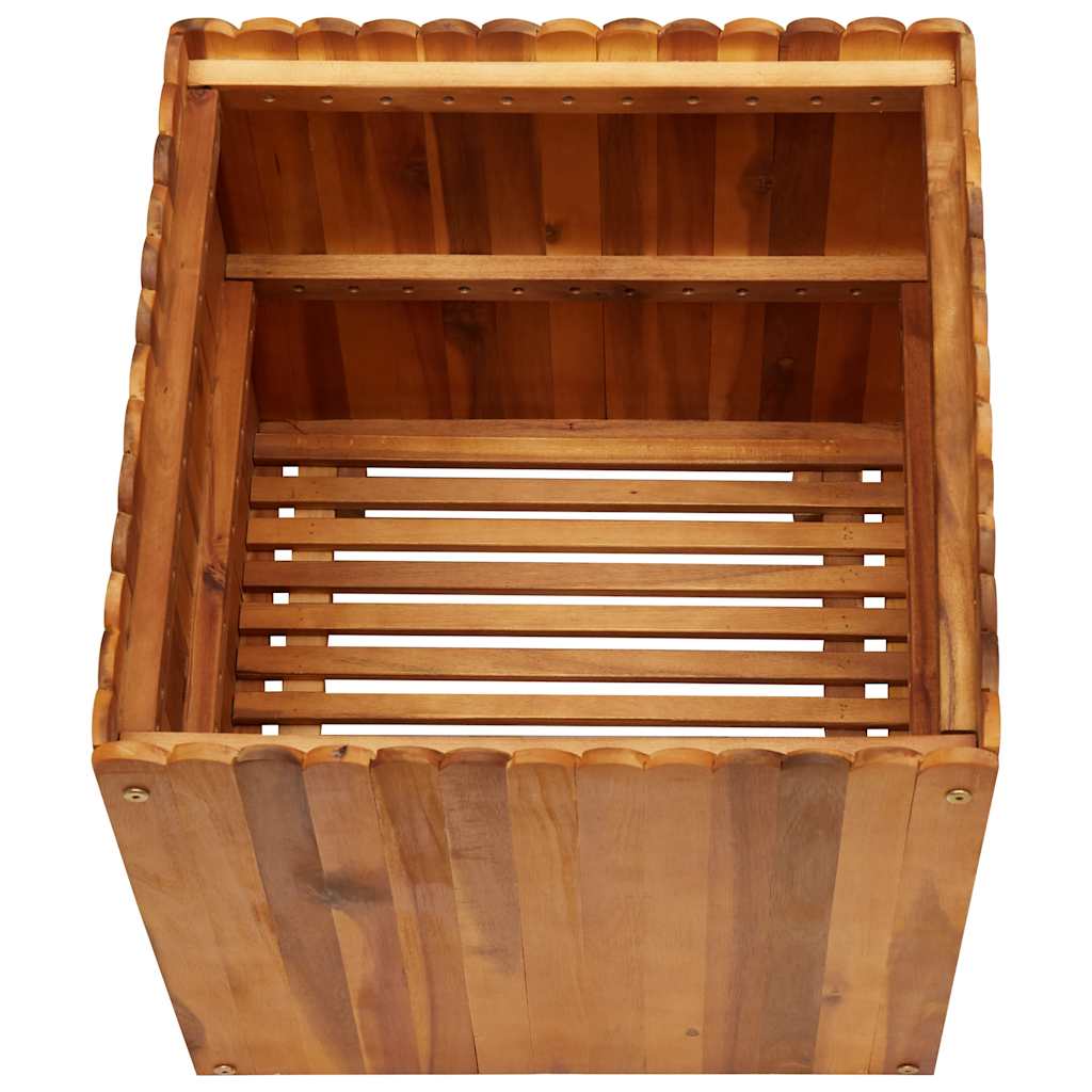 Sodo lovelis, 50x50x50 cm, akacijos masyvas, aukštas Sodo lovelis, 50x50x50 cm, akacijos masyvas, aukštas - Image 3