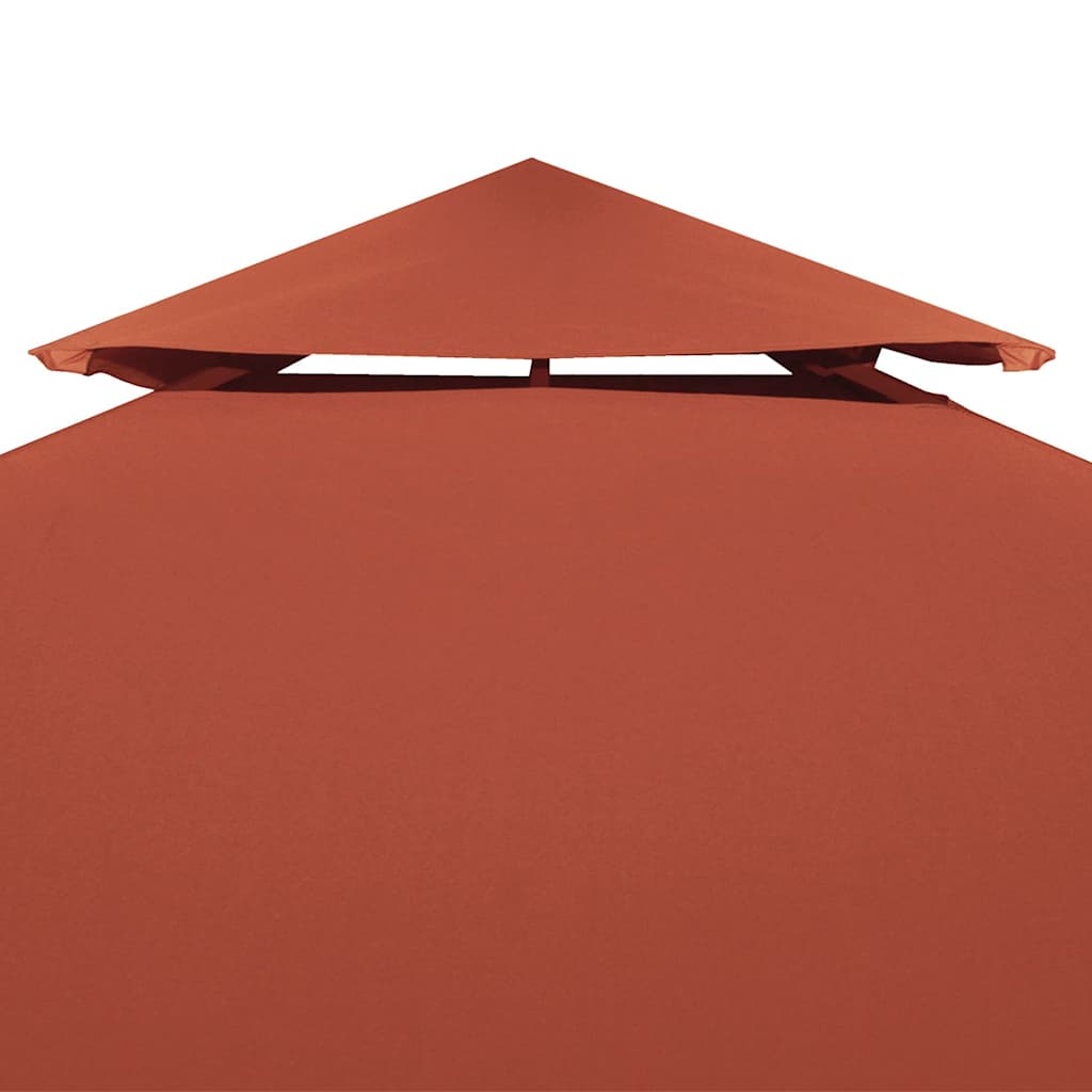 Pavėsinės uždangalas, 2 pakopų, terakota, 4x3m, 310 g/m² Pavėsinės uždangalas, 2 pakopų, terakota, 4x3m, 310 g/m² - Image 3