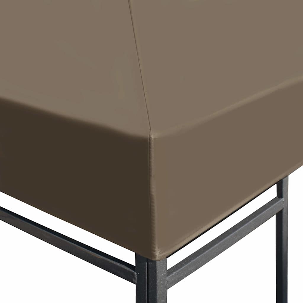 Viršutinis pavėsinės uždangalas, taupe spalvos, 3x3m, 310 g/m² Viršutinis pavėsinės uždangalas, taupe spalvos, 3x3m, 310 g/m² - Image 3