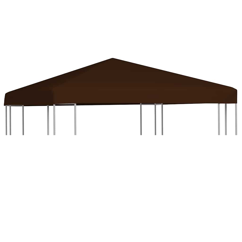 Viršutinis pavėsinės uždangalas, rudas, 3x3m, 310 g/m² Viršutinis pavėsinės uždangalas, rudas, 3x3m, 310 g/m² - Image 2
