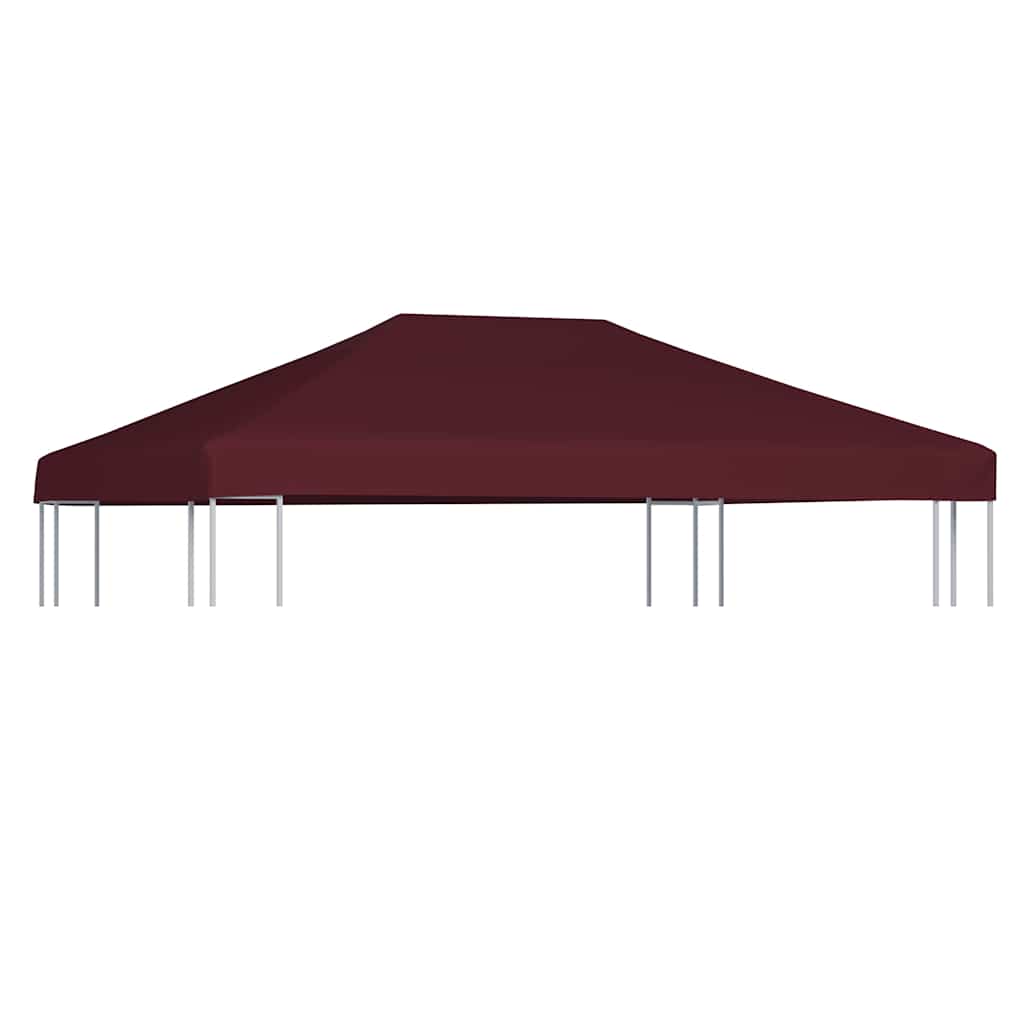 Viršutinis pavėsinės uždangalas, vyšninis, 3x4m, 310 g/m² Viršutinis pavėsinės uždangalas, vyšninis, 3x4m, 310 g/m² - Image 2