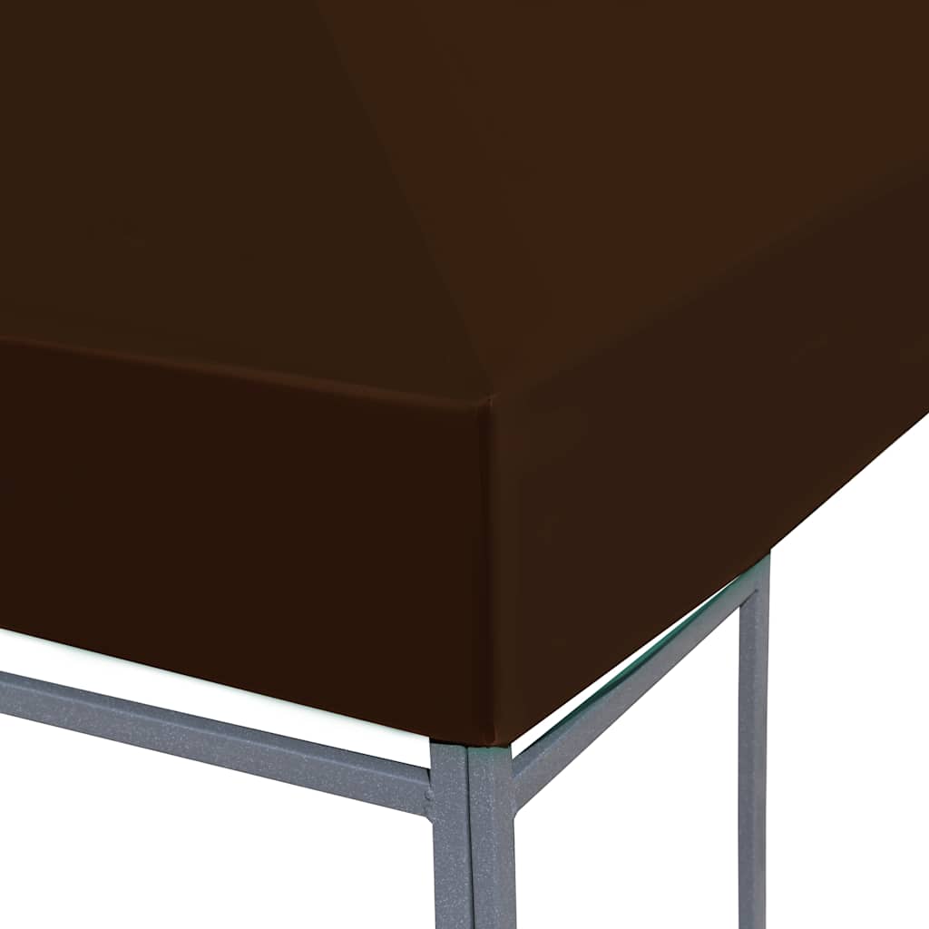 Viršutinis pavėsinės uždangalas, rudas, 3x4m, 310 g/m² Viršutinis pavėsinės uždangalas, rudas, 3x4m, 310 g/m² - Image 3