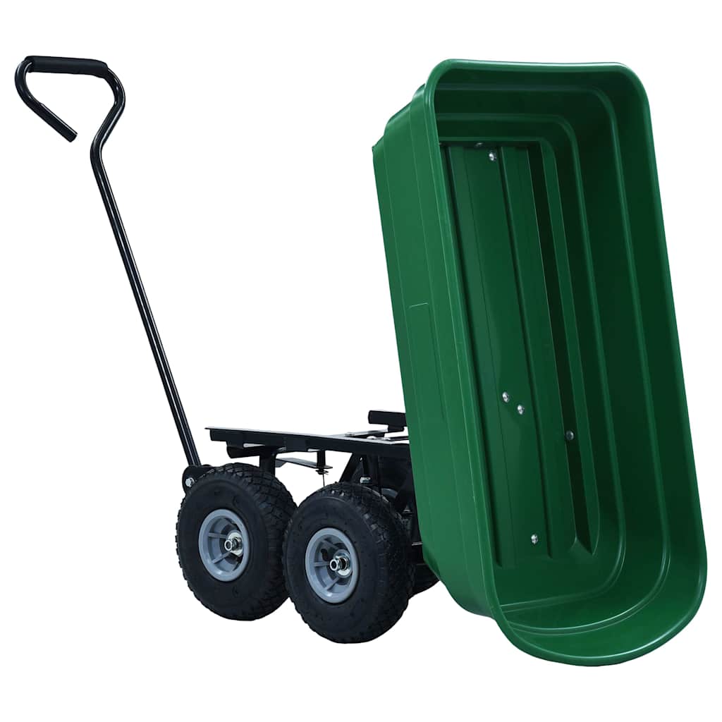 Paverčiamas rankinis sodo vežimėlis, žalios spalvos, 300kg, 75l Paverčiamas rankinis sodo vežimėlis, žalios spalvos, 300kg, 75l - Image 7