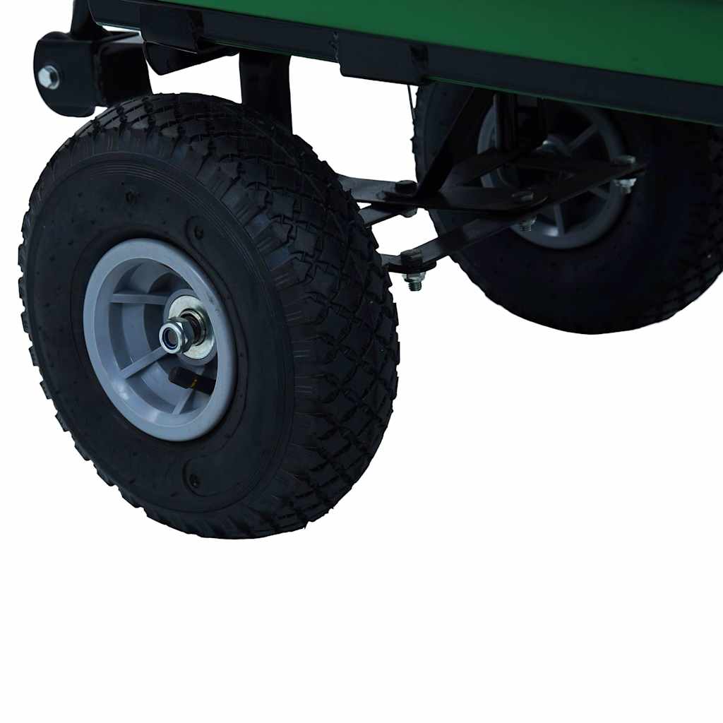Paverčiamas rankinis sodo vežimėlis, žalios spalvos, 300kg, 75l Paverčiamas rankinis sodo vežimėlis, žalios spalvos, 300kg, 75l - Image 8
