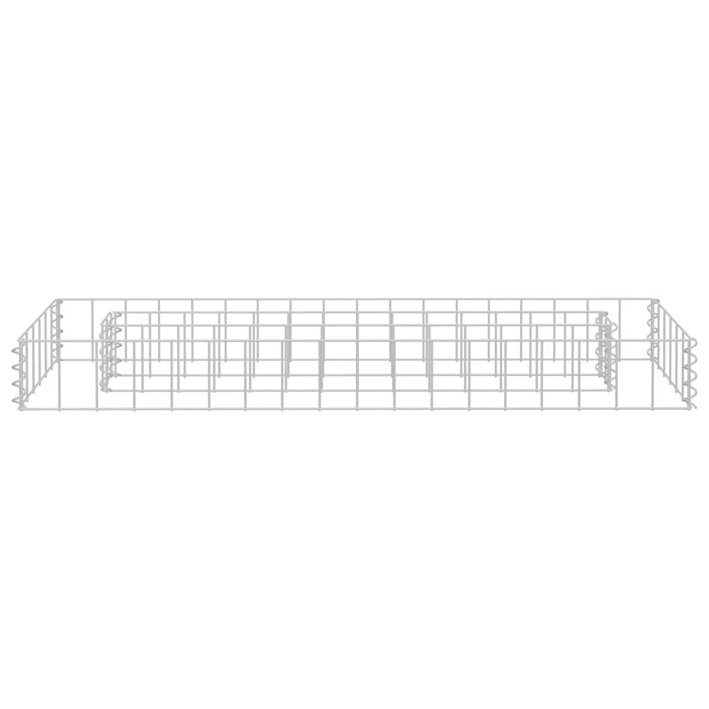 Gabiono lovelis, 90x30x10cm, galvanizuotas plienas, aukštas Gabiono lovelis, 90x30x10cm, galvanizuotas plienas, aukštas - Image 3