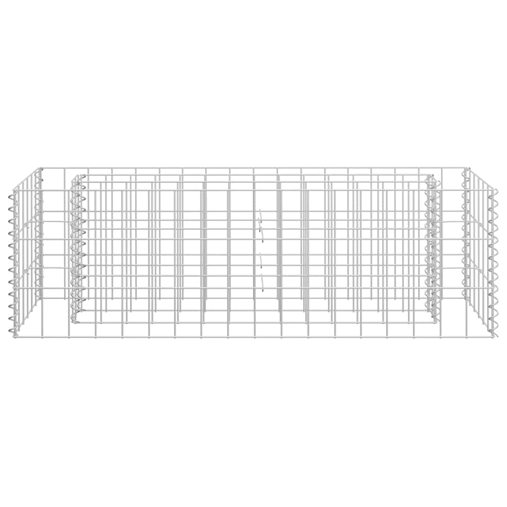 Gabiono vazonas, 90x30x30cm, galvanizuotas plienas, aukštas Gabiono vazonas, 90x30x30cm, galvanizuotas plienas, aukštas - Image 4
