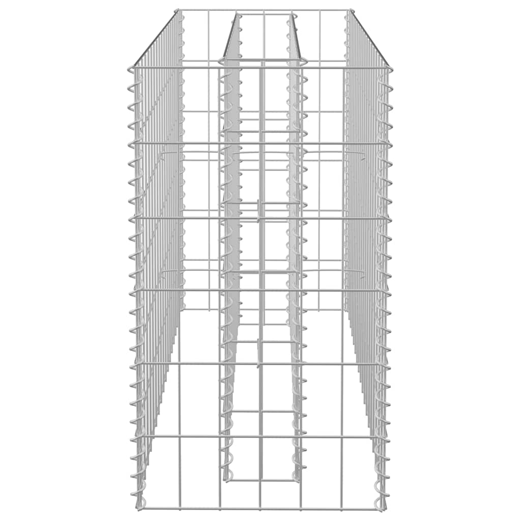 Gabiono vazonas, 90x30x60cm, galvanizuotas plienas, aukštas Gabiono vazonas, 90x30x60cm, galvanizuotas plienas, aukštas - Image 5